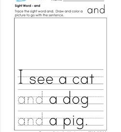 sight word and