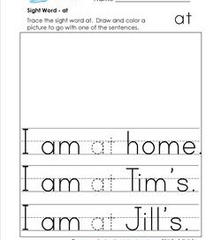 sight word at