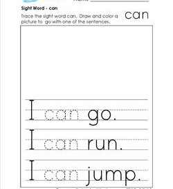 sight word can