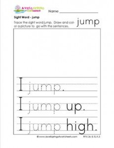 sight word jump