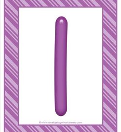 stripes and candy colorful letters lowercase l