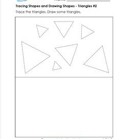 tracing shapes and drawing shapes #2