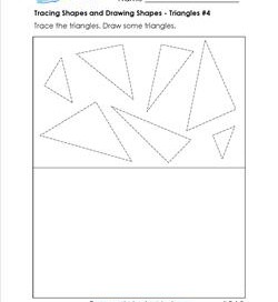 tracing shapes and drawing shapes 4