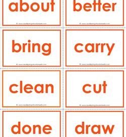 dolch sight word flash cards - third grade sight words flashcards