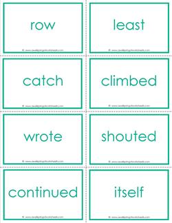 fry word flash cards - the eighth 100 - high frequency words flashcards