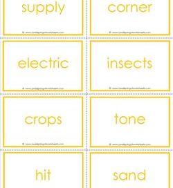fry words flash cards - the ninth 100 - high frequency words flashcards