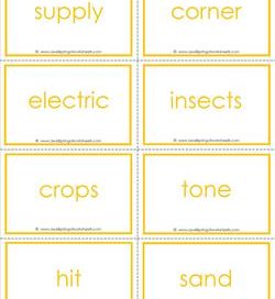 fry words flash cards - the ninth 100 - high frequency words flashcards