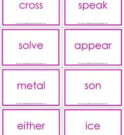 fry word flash cards - the seventh 100 - high frequency words flashcards