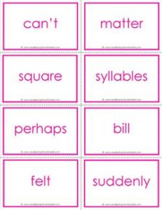 fry word flash cards - the sixth 100 - high frequency words flashcards