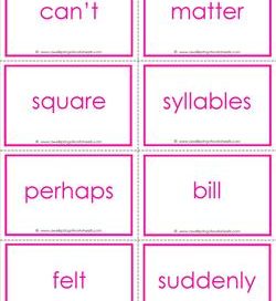 fry word flash cards - the sixth 100 - high frequency words flashcards