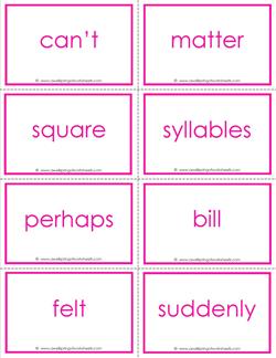 fry word flash cards - the sixth 100 - high frequency words flashcards
