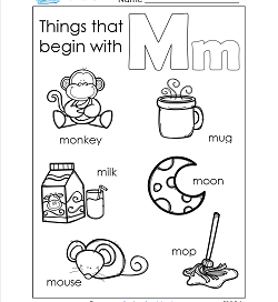 things with the letter m