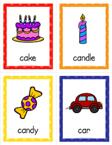 Things that Start with C Cards - Alphabet Printables