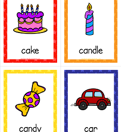 Things that Start with C Cards - Alphabet Printables