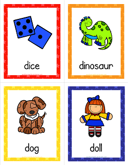 Things that Start with D Cards - Alphabet Printables | A Wellspring