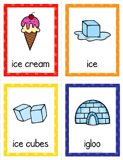 Things that Start with I Cards - Alphabet Printables