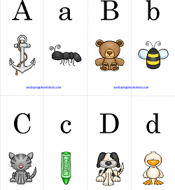 Alphabet Match - Match the Pictures | Alphabet Matching