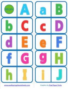 Alphabet Dominoes - Alphabetical Order - Alphabet Games