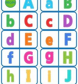 Alphabet Dominoes - Alphabetical Order - Alphabet Games