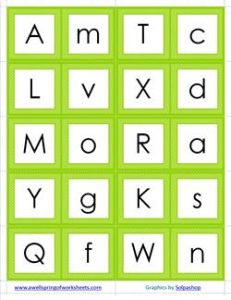 Alphabet Dominoes - Scrambled Letters - Alphabet Games