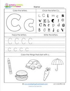 ABC Worksheets - Letter C - Alphabet Worksheets