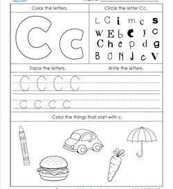 Recognize The Sound Of The Letter C Myteachingstation Com