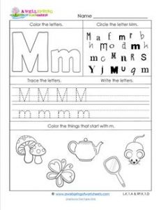 ABC Worksheets - Letter M - Alphabet Worksheets