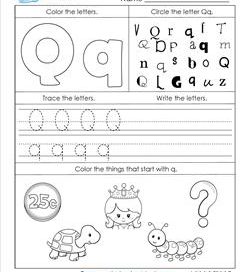 ABC Worksheets - Letter Q - Alphabet Worksheets