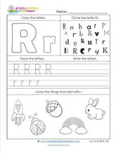 abc worksheets letter r alphabet worksheets a wellspring