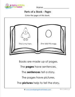 Parts of a Book - Pages
