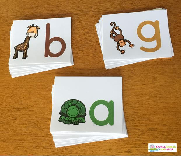 Tall, Small and Fall Letters Animal Letters