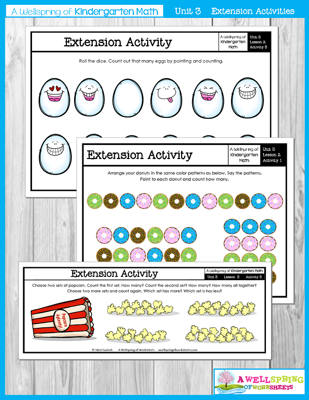 Kindergarten Math Curriculum | Numbers 11-20 | Extension Activities