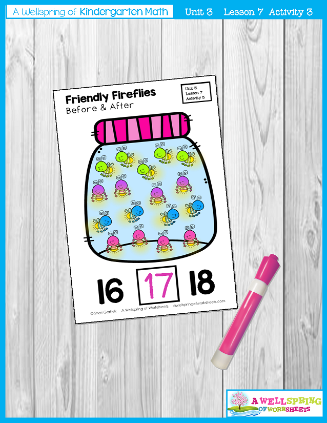 Kindergarten Math Curriculum | Numbers 11-20 | Lesson 7 - Activity 3