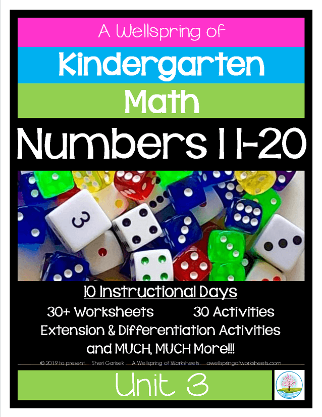 Kindergarten Math Curriculum | Numbers 11-20 | Unit 3
