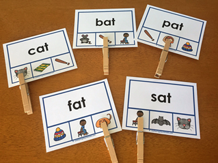 CVC Word Clip Cards