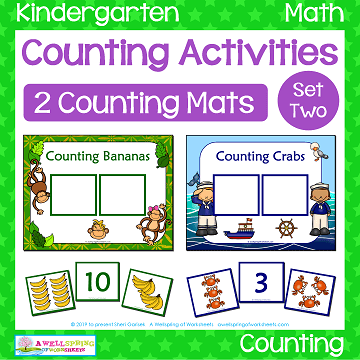 Counting Activities - Counting Mats - Set Two