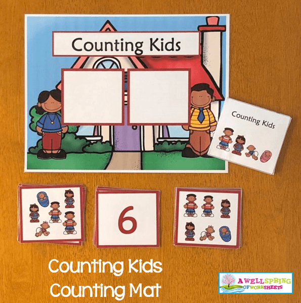 Counting Activities | Counting Mats | Set Three