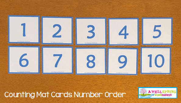 Counting Activities | Counting Mats | Number Order