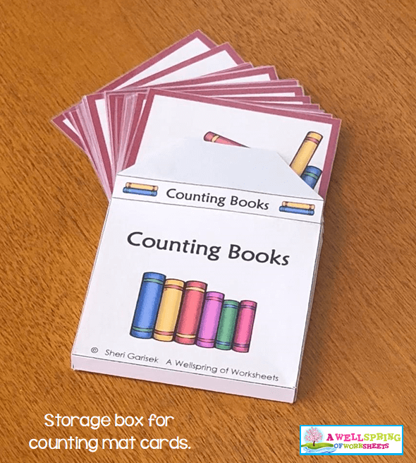 Counting Activities | Counting Mats | Storing the Cards