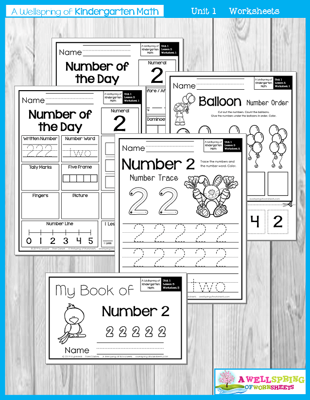 Kindergarten Math Curriculum | Numbers 0-5 | Worksheets