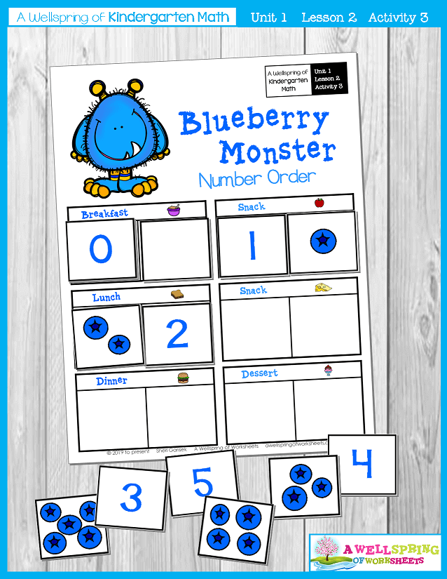 Kindergarten Math Curriculum | Numbers 0-5 | Lesson 2 - Activity 3