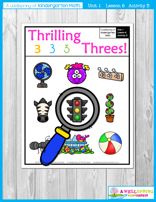 Kindergarten Math Curriculum | Numbers 0-5 | Lesson 6 - Activity 3