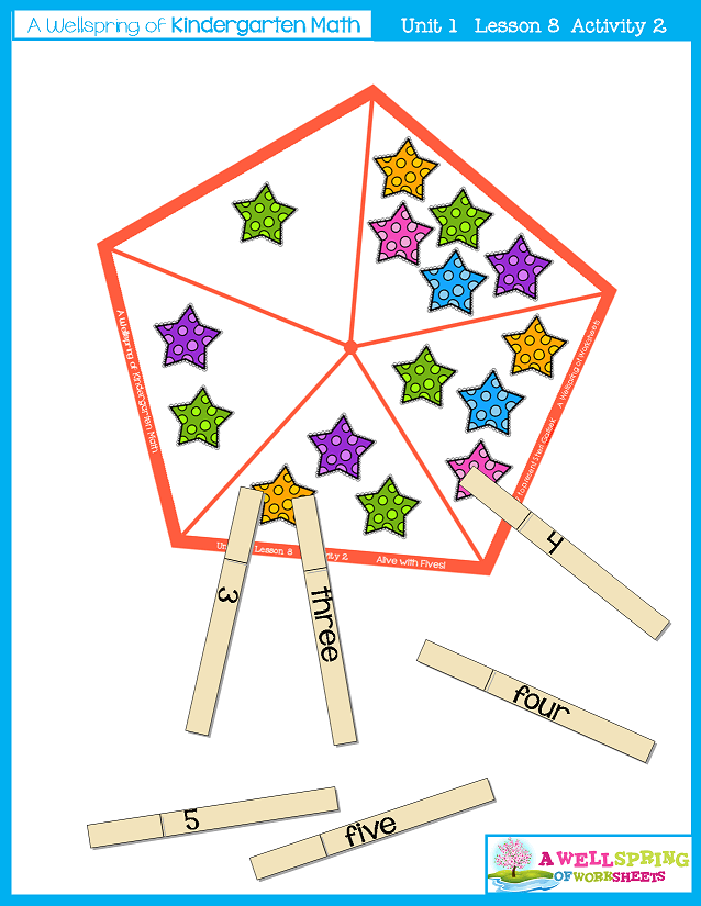 Kindergarten Math Curriculum | Numbers 0-5 | Lesson 8 - Activity 2