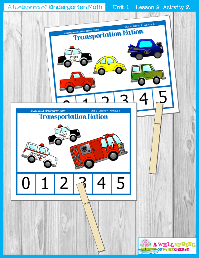 Kindergarten Math Curriculum | Numbers 0-5 | Lesson 9 - Activity 2