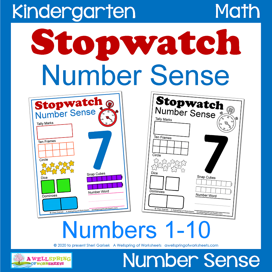 Number Sense - Stopwatch cover