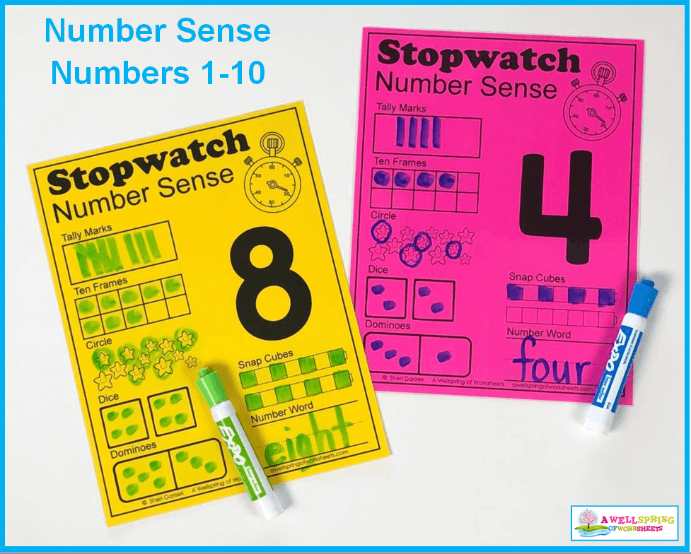 Stopwatch Number Sense