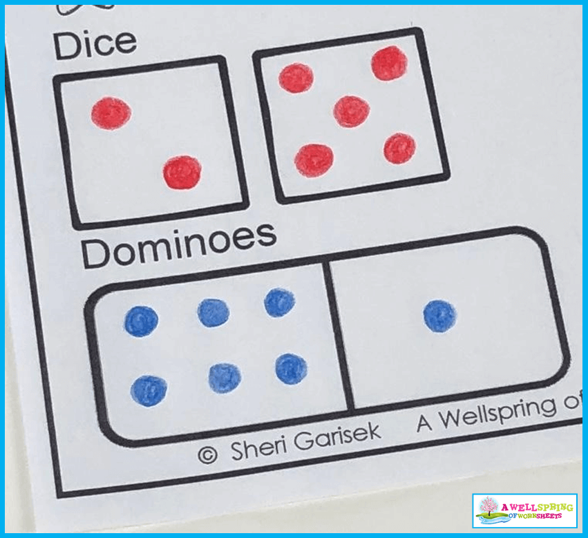 Stopwatch Number Sense - Have Kids come Up with Two Number Combinations for the Dice and Dominoes